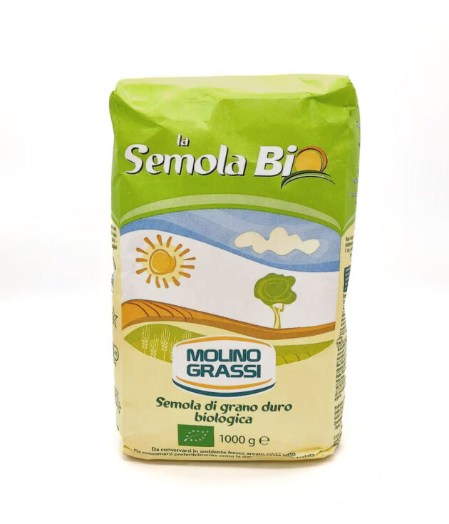 Semola de grano duro de trigo BIO